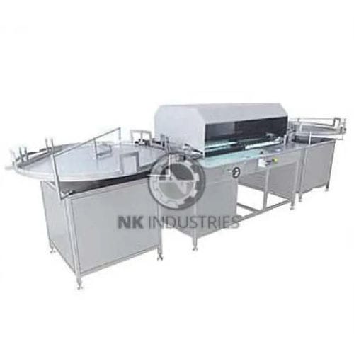Machine d'inspection visuelle - NKVI-250 - N.K. INDUSTRIES - pour ampoule / pour l'industrie pharmaceutique / automatique