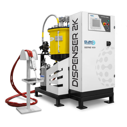 Distributeur de colle polyuréthane - 2K SERIE 30-100 - Europoliuretani Srl - manuel / bi-composant / pour panneaux