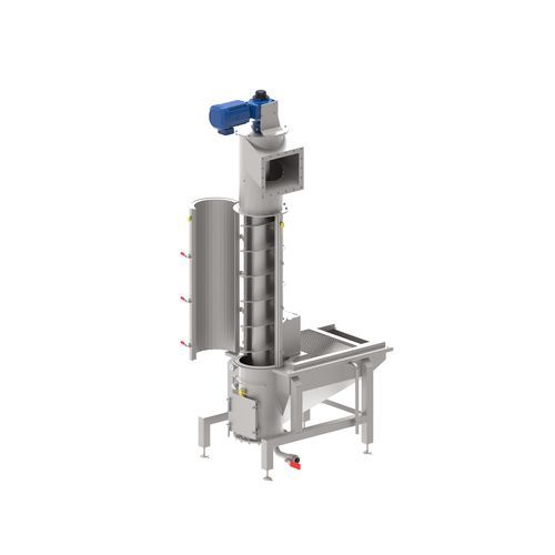 Convoyeur à tasseaux - EIMA Engineering GmbH - à vis / vertical / pour aliments