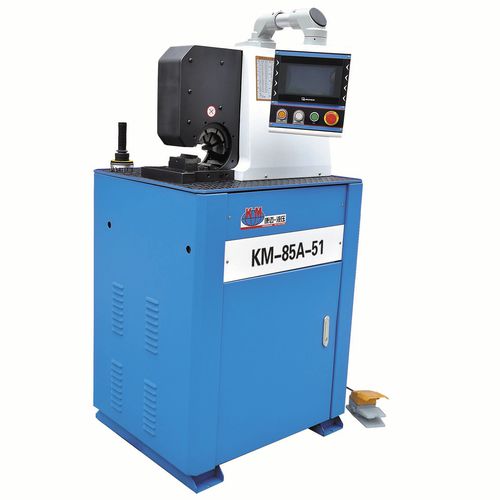 Sertisseuse de tuyau flexible - KM-85A-51 - Handanshi Kangmai Hydraulic Equipment Co. Ltd. - pour flexible hydraulique / totalement automatique / hydraulique