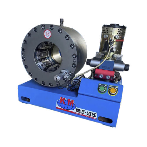 Sertisseuse de tuyau flexible - KM-91C-6DC - Handanshi Kangmai Hydraulic Equipment Co. Ltd. - pour flexible hydraulique / semi-automatique / hydraulique