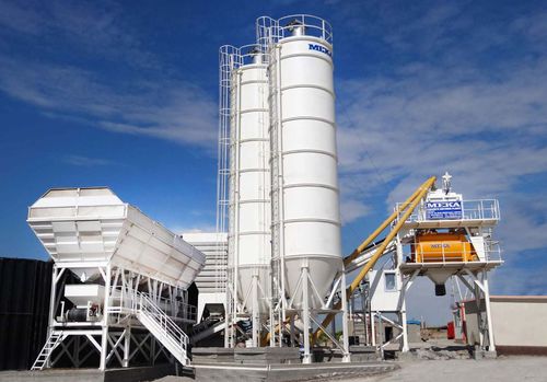 Silo à fond conique - MEKA Crushing Screening and Concrete Batching Technologies - soudé / télescopique / de ciment