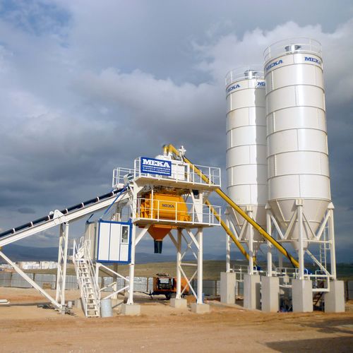Centrale à béton stationnaire - C100 - MEKA Crushing Screening and Concrete Batching Technologies - compacte / continue