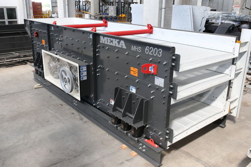 Crible pour chantier de construction - MHS series - MEKA Crushing Screening and Concrete Batching Technologies - pour produits en vrac