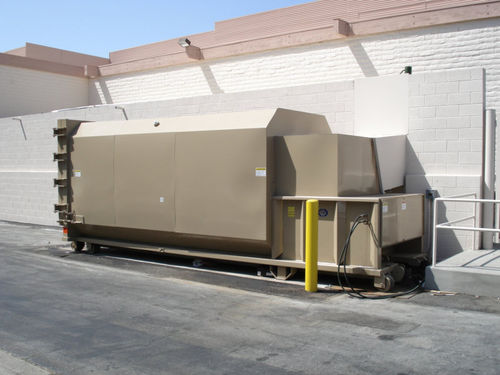 Compacteur de carton - Blue Rhino Industries of America - en bois / mobile / horizontal