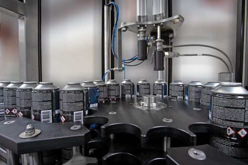 Remplisseuse automatique - R and R Aerosol Systems - de pots / de canettes / de liquides