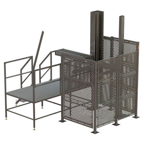 Système élévateur pour caisses - Uni-Food Technic - pour palettes / pour rayonnage / pour l'industrie agroalimentaire
