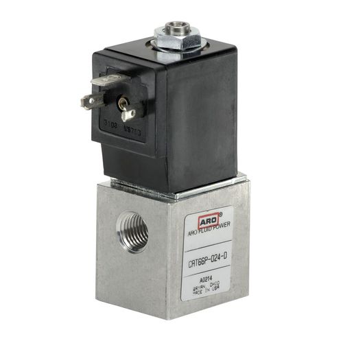 Distributeur pneumatique à tiroir - Cat series - ARO, Ingersoll Rand - actionné pneumatiquement / 2 voies / compact