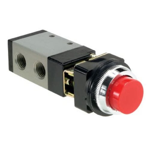 Distributeur pneumatique à tiroir - MaxAir 1/4"  - ARO, Ingersoll Rand - actionné pneumatiquement / en aluminium