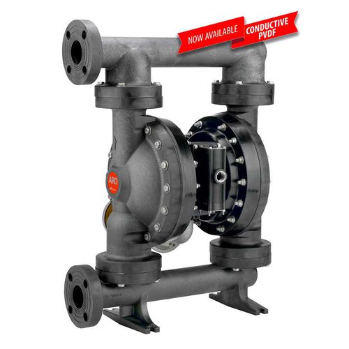 Pompe à double membrane - PD20E-FES-PAA ARO diaphragm pump conductive-PVDF - ARO, Ingersoll Rand - pour produits chimiques / pneumatique / auto-amorçante