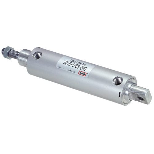 Vérin pneumatique - Economair - ARO, Ingersoll Rand - à tige filetée / double effet / en aluminium