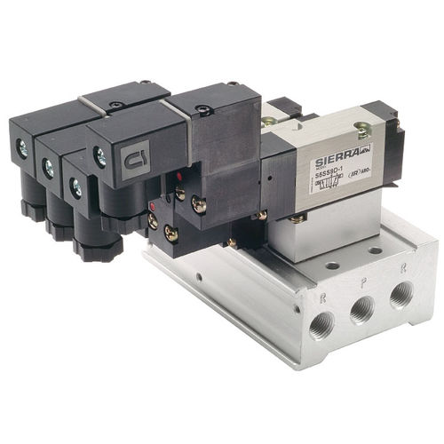 Distributeur pneumatique à tiroir - Sierra series - ARO, Ingersoll Rand - actionné pneumatiquement / compact / miniature
