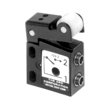 Distributeur pneumatique à clapet - 100 series - ARO, Ingersoll Rand - à galet / 3 voies