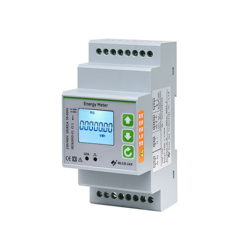 Compteur d'énergie électrique monophasé - DEM-3M1C - Chongqing Blue Jay Technology Co. Ltd - sur rail DIN / RS-485 / Modbus