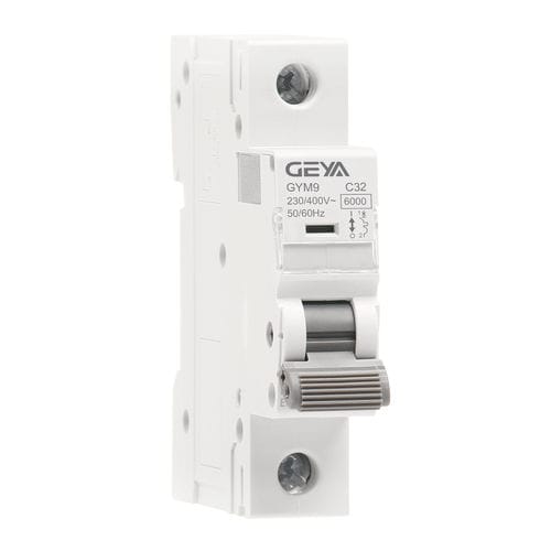 Disjoncteur miniature - GYM9-6KA - Zhejiang Geya Electrical Co., Ltd - magnéto-thermique / contre les courts-circuits / pour surcharge