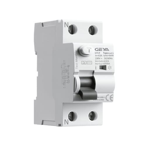 Dispositif différentiel à courant résiduel magnéto-thermique - GYL9 - Zhejiang Geya Electrical Co., Ltd - AC / DC / automatique