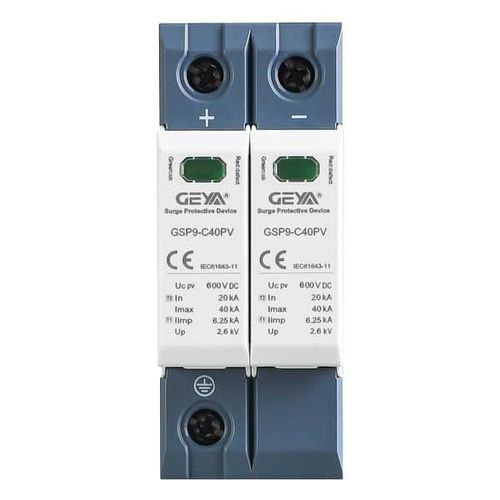 Boitier parafoudre DC - GSP9-C40PV - Zhejiang Geya Electrical Co., Ltd - classe I / classe II / de type 1 + 2