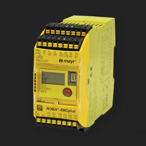 Contrôleur de frein sûr - ROBA®-SBCplus - Chr. Mayr GmbH + Co. KG - sur rail DIN