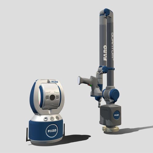 Bras de mesure 3D mobile - Super 6DoF - FARO Technologies - 6 axes / pour scanner laser / articulé