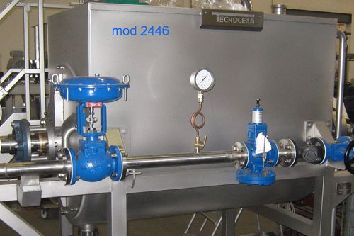 Cuiseur industriel à vapeur - 2446 - TECNOCEAM - pour légumes / avec mélangeur