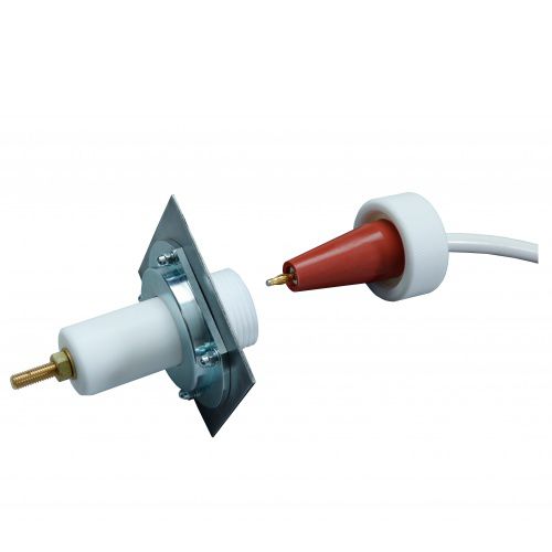 Connecteur haute tension - Genvolt - d'alimentation électrique / coaxial / en caoutchouc silicone