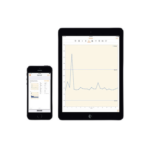 Application mobile de transfert de données - ElcoMaster® - Elcometer - d'inspection / Androïd / iOS