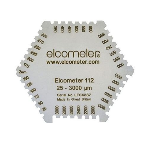 Mesureur d'épaisseur peigne pour film humide - 112 & 3236 series - Elcometer - de film humide / portable / hexagonal