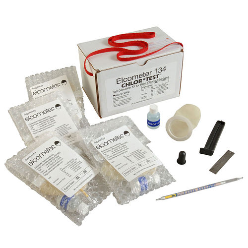 Kit de test d'ions-chlorure - 134S - Elcometer - de contamination / manuel / de surface