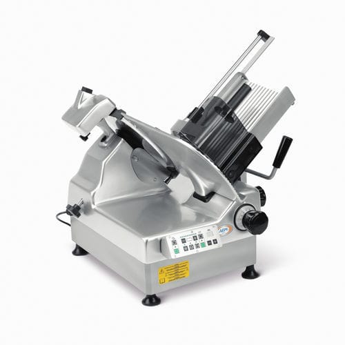 Trancheuse à viande - 9300 GA - ABM company S.r.l. - semi-automatique / à lame circulaire / en acier inoxydable