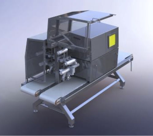 Machine pour retirer la chair grise d'un filet de poisson entièrement automatique - Kaj Olesen AS - à voie unique / à double voie
