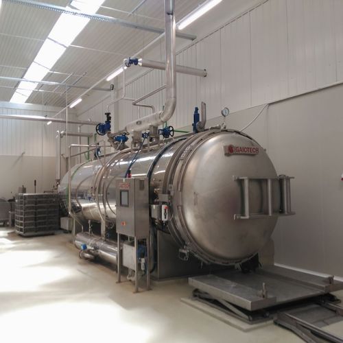 Cuiseur industriel à vapeur - Gaictech - pour thons / en acier inoxydable