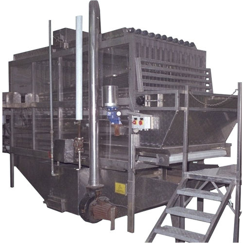 Machine de décongélation à immersion - KM Fish - à pulvérisation d'eau / pour crevettes / pour l'industrie agroalimentaire