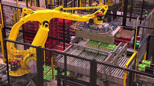 Palettiseur pour brique - Sinterpack - robotisé / pour produits laitiers / automatique