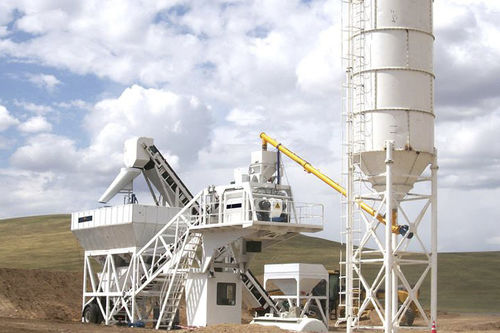 Centrale à béton mobile - YHZS series  - Henan YCZG Machinery Manufacture Co.Ltd - compacte / 2 axes