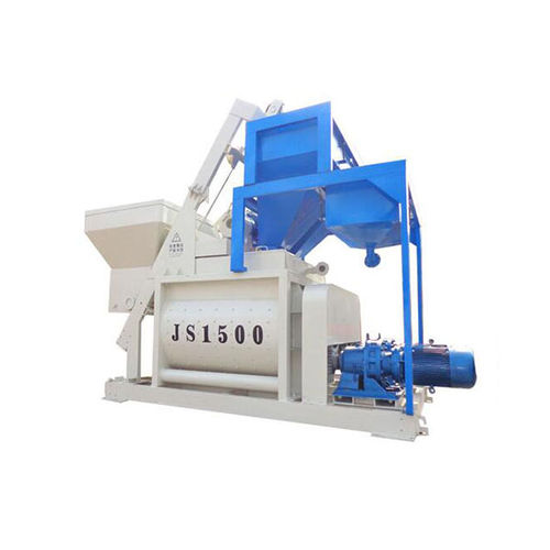 Bétonnière stationnaire - JS1500 - Henan YCZG Machinery Manufacture Co.Ltd - autonome / automatique / horizontale