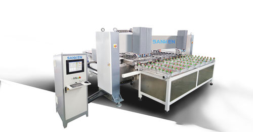 Machine de perçage CNC - SKD-CNC series - SANKEN glass machine - horizontale / pour verre / haute précision
