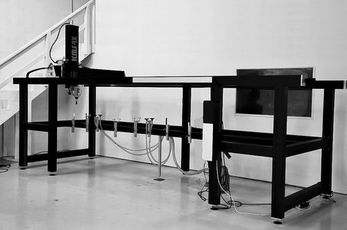 Machine de découpe à couteau - KMSYSTEM - à fil chaud / pour mousse / pour bois