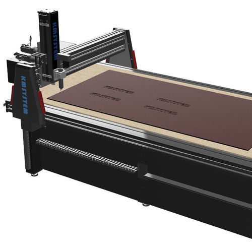 Machine de découpe à couteau - KMSYSTEM - pour feuille d'aluminium / pour matières plastiques / pour bois
