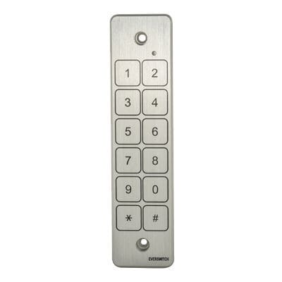 Clavier numérique 12 touches - AT126S - Barantech - encastrable / piézo / en métal
