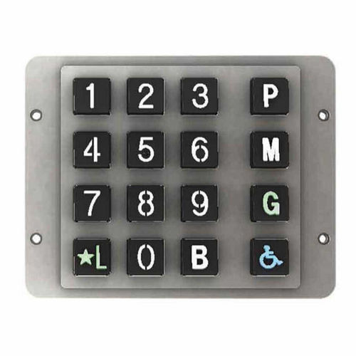 Clavier numérique 16 touches - Dewhurst - 13 touches / encastrable