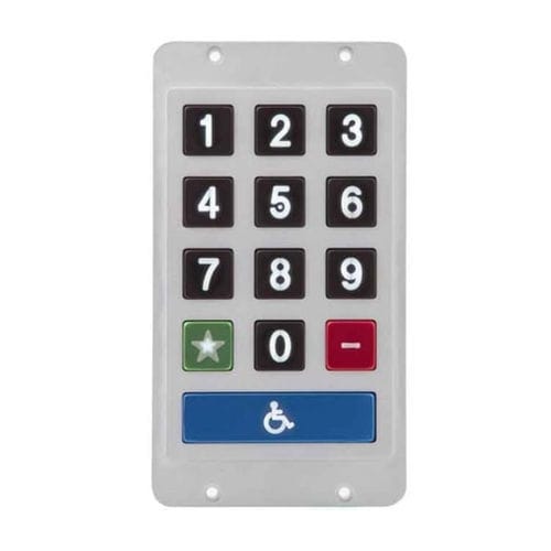 Clavier numérique 13 touches - Dewhurst - encastrable / inoxydable / de contrôle