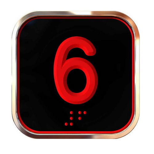 Bouton poussoir tactile - US96-EN Jumbo - Dewhurst - standard / en braille