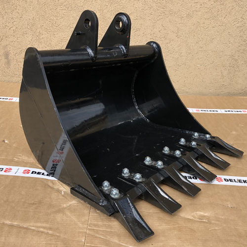 Godet à dents standard - BHB600 - DELEKS - pour pelle hydraulique / à 6 dents