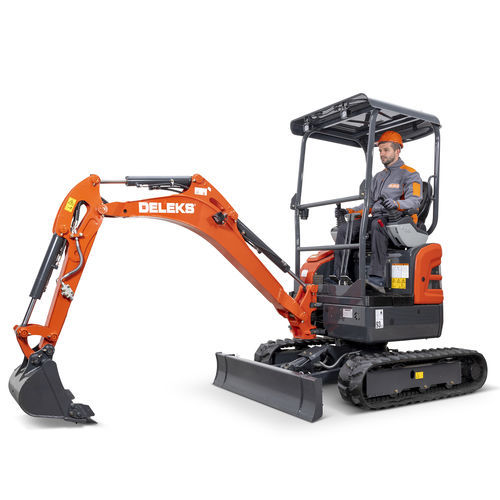 Mini pelle - S180 - DELEKS - sur chenilles / diesel / pour chantier de construction