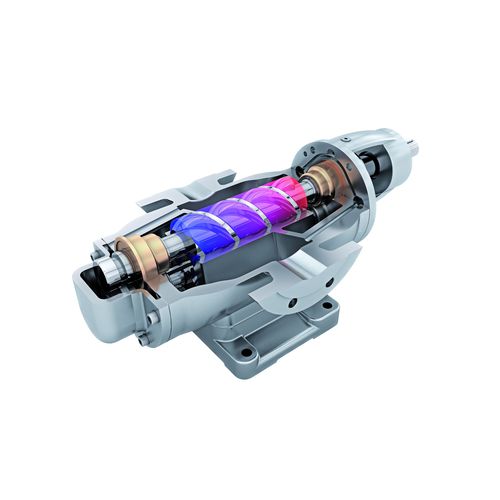 Pompe à 2 vis - L2 - Leistritz Pumpen GmbH - pour produits chimiques / à entraînement magnétique / auto-amorçante