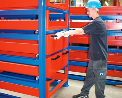 Système de rack pour entrepôt de stockage - Relatech - à tiroirs / à étagères / multistockage