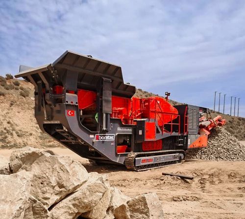 Concasseur à mâchoire - BPJ120 - Boratas Machinery - mobile / à moteur diesel / compact