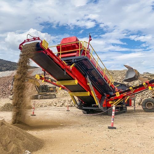 Crible à criblage sec - BPE102 - Boratas Machinery - de process / pour chantier de construction / pour mine