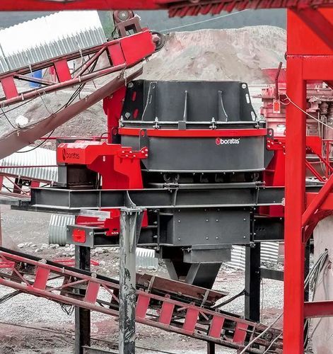Concasseur vertical à percussion - VSI800 - Boratas Machinery - stationnaire / pour pierres / pour la production de granulats cubiques