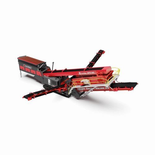 Crible pour mine - BPE102 - Boratas Machinery - pour le recyclage / pour l'alimentation de concasseurs / vibrant